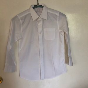 Boys white dress shirt